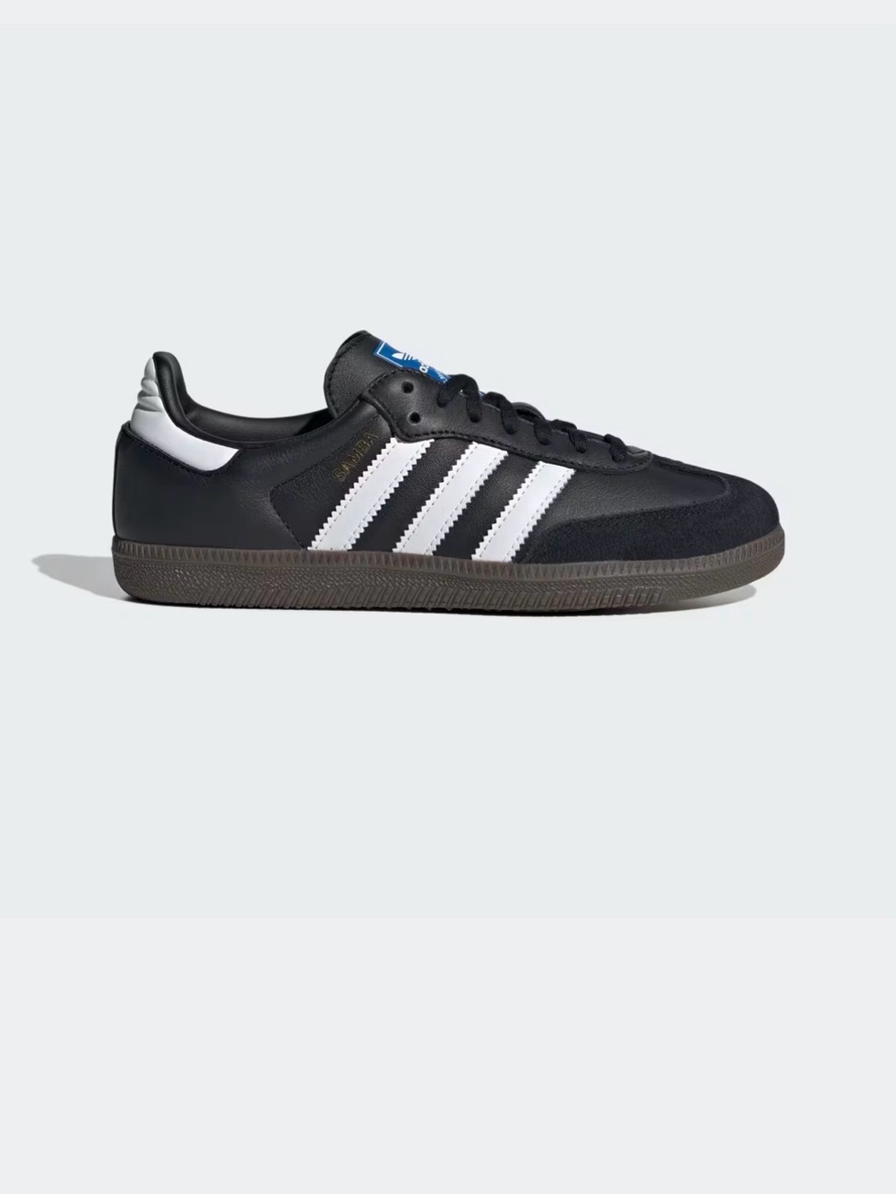 Adidas black and white kids samba